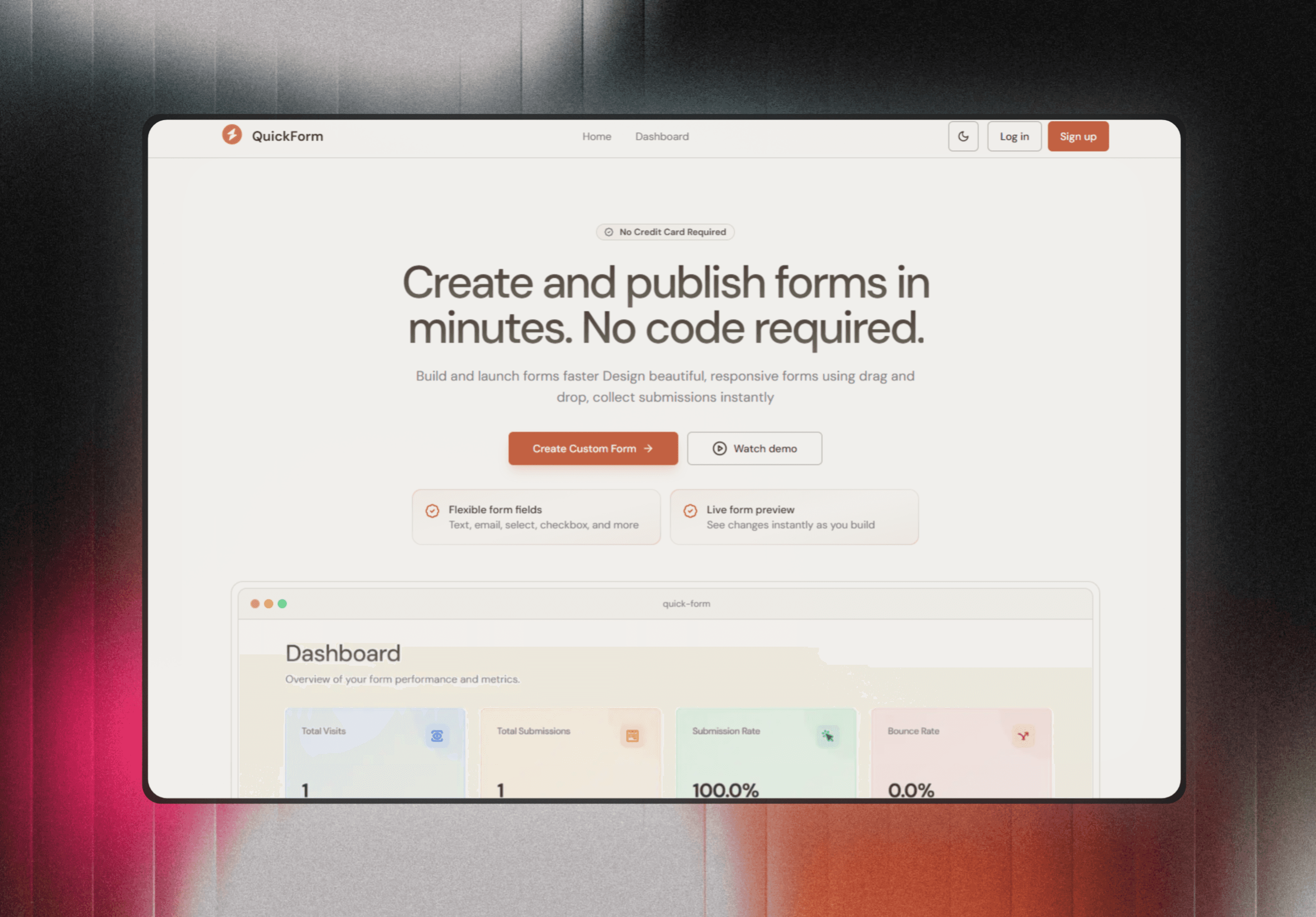 Quick Form Builder project screenshot